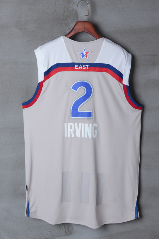 Men Cleveland Cavaliers #2 Irving grey 2017 NBA All Star jerseys->->NBA Jersey